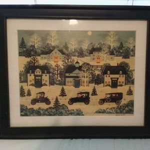Jane Wooster Scott signed print - The Party's Over